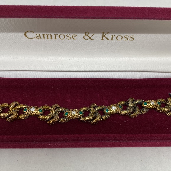 Stunning vintage Camrose & Kross JBK snake bracelet - Picture 9 of 16